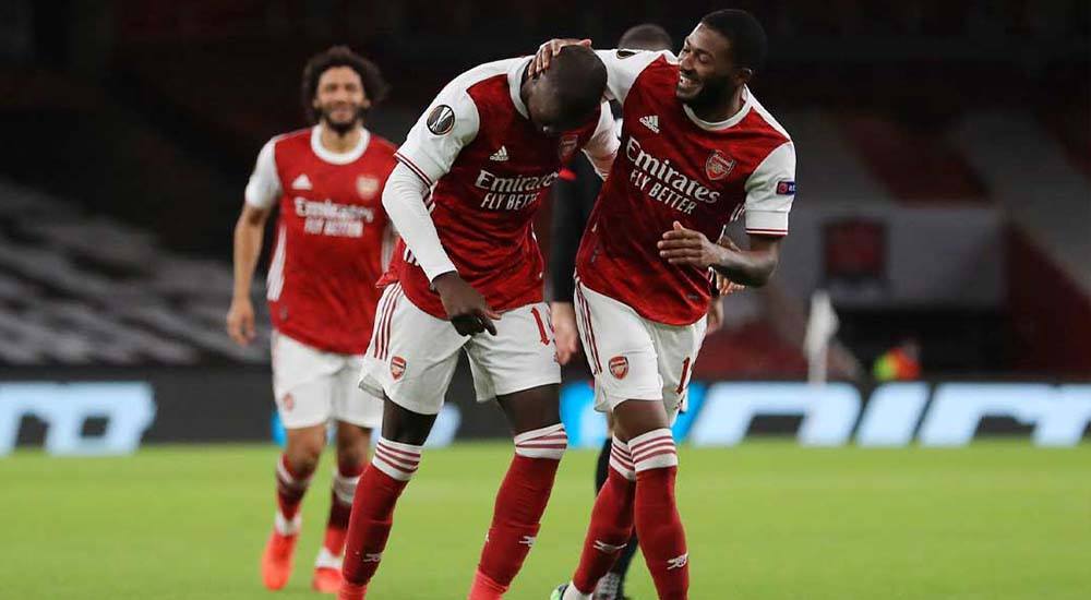 صورة أهداف مباراة ارسنال ودوندالك (3-0) اليوم في الدوري الأوروبي