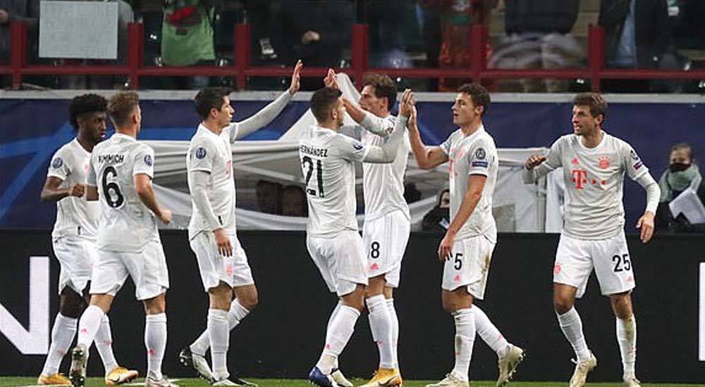 صورة ملخص اهداف مباراة بايرن ميونيخ ولوكوموتيف موسكو (2-1) اليوم في دورى ابطال اوروبا