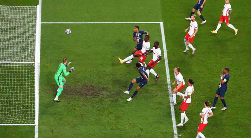 صورة ملخص اهداف مباراة باريس سان جيرمان ولايبزيج (1-2) اليوم في دورى ابطال اوروبا