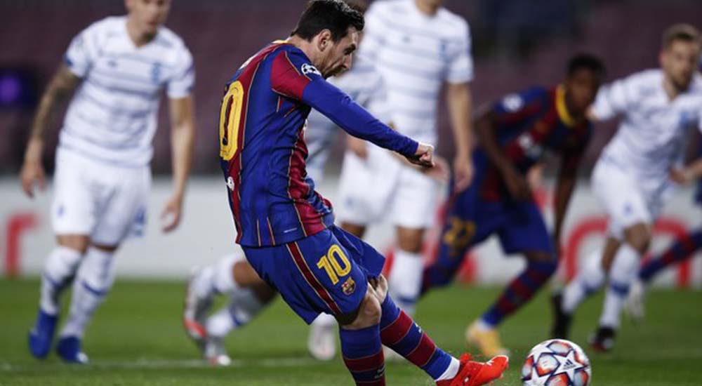 صورة ملخص اهداف مباراة برشلونة ودينامو كييف (2-1) اليوم في دورى ابطال اوروبا