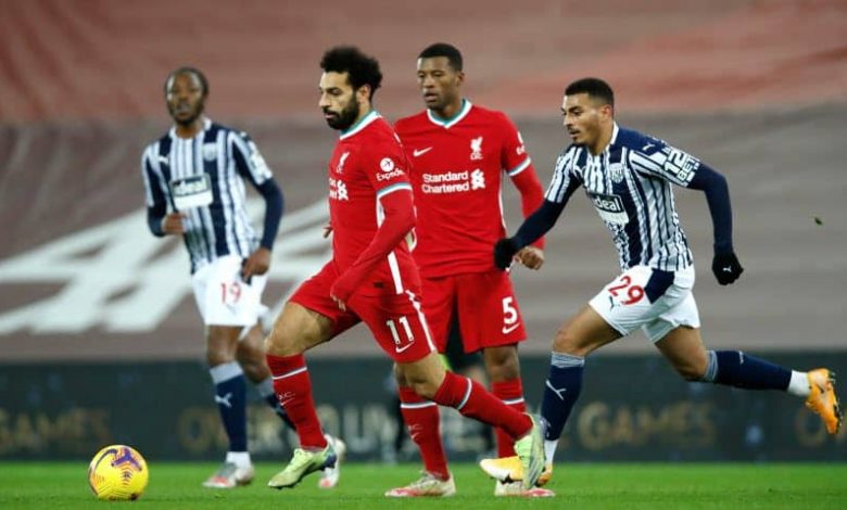 نتيجة مباراة ليفربول و وست بروميتش ألبيون اليوم في الدوري الإنجليزي الممتاز