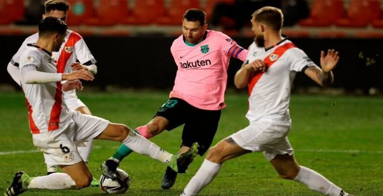 برشلونة يهرب من فخ رايو فايكانو ويصعد لدور الثمانية كأس ملك إسبانيا
