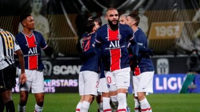 صورة أهداف مباراة باريس سان جيرمان و إنجيه (1-0) اليوم في الدوري الفرنسي