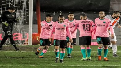 صورة نتيجة مباراة برشلونة ورايو فاليكانو اليوم في كأس ملك إسبانيا