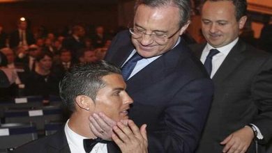 صورة رئيس ريال مدريد يلتقي رونالدو في تورينو