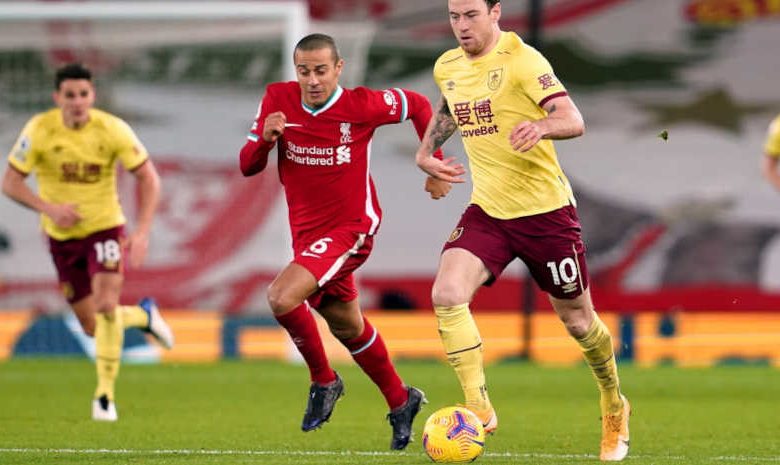 ليفربول متعادل سلبيا امام بيرنلي فى الدوري الانجليزي