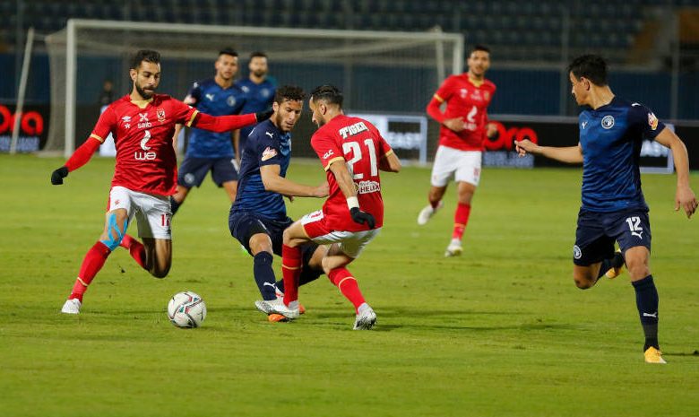 ملخص مباراة الأهلي وبيراميدز اليوم في الدوري المصري