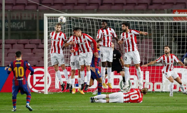 ملخص مباراة برشلونة وأتلتيك بيلباو اليوم في الدوري الاسباني