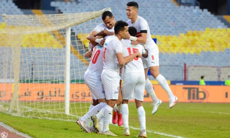 نتيجة مباراة الزمالك وإنبي اليوم في الدوري المصري الممتاز