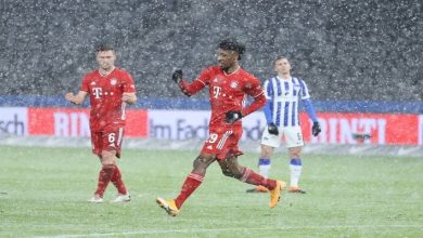صورة أهداف مباراة بايرن ميونخ وهيرتا برلين (1-0) اليوم