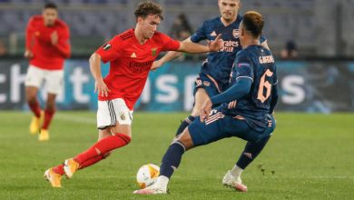 صورة أهداف مباراة آرسنال وبنفيكا (1-1) اليوم في الدوري الأوروبي