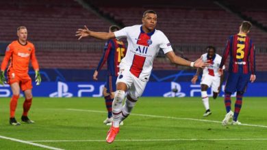 صورة أهداف مباراة برشلونة وباريس سان جيرمان (1-4) اليوم في دوري أبطال أوروبا