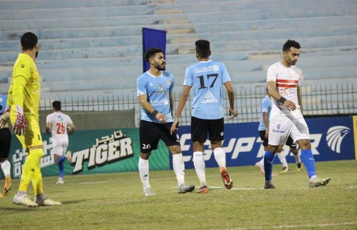 غزل المحلة يهزم الزمالك بهدف قاتل فى الدقائق الاخيرة