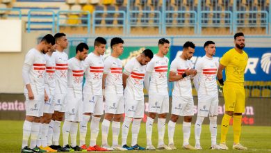 صورة قائمة الزمالك لمباراة غزل المحلة في الدوري المصري