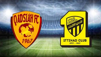 صورة نتيجة مباراة الاتحاد والقادسية اليوم في الدوري السعودي
