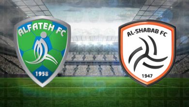 صورة نتيجة مباراة الشباب والفتح اليوم فى الدوري السعودي