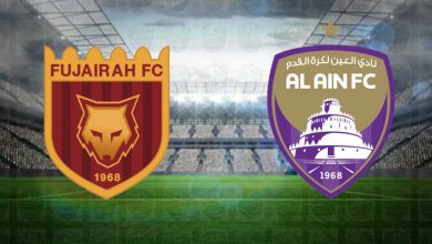 صورة نتبجة مباراة العين والفجيرة اليوم في الدوري الاماراتي