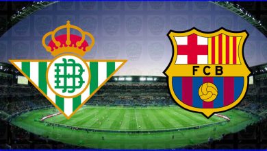 صورة ملخص مباراة برشلونة وريال بيتيس اليوم في الدوري الاسباني