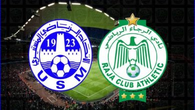 صورة موعد ومعلق مباراة الرجاء المغربي والاتحاد المنستيري القادمة والقنوات الناقلة في كأس الكونفيدرالية