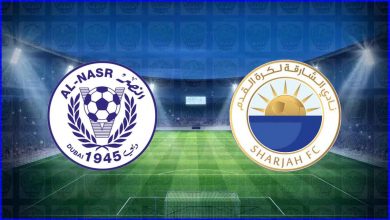 صورة موعد ومعلق مباراة الشارقة والنصر القادمة والقنوات الناقلة في كأس رئيس الدولة