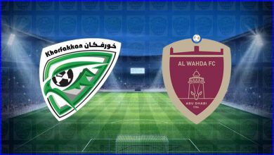 صورة موعد ومعلق مباراة الوحدة وخورفكان القادمة والقنوات الناقلة في الدوري الاماراتي