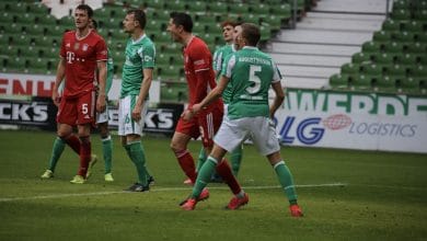 صورة أهداف مباراة بايرن ميونيخ وفيردر بريمن (3-1) اليوم في الدوري الالماني