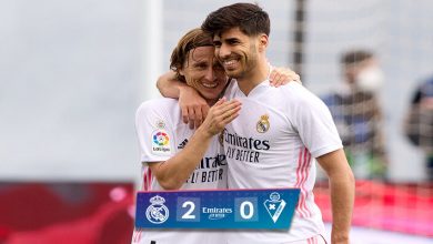 صورة أهداف مباراة ريال مدريد وإيبار (2-0) اليوم في الدوري الاسباني