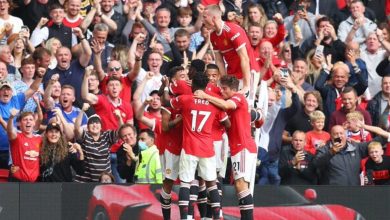 صورة أهداف مباراة مانشستر يونايتد وليدز يونايتد (5-1) اليوم في الدوري الإنجليزي