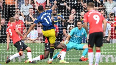 صورة أهداف مباراة مانشستر يونايتد وساوثهامتون (1-1)اليوم فى الدوري الإنجليزي