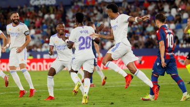 صورة اهداف مباراة ريال مدريد وليفانتي (3-3) اليوم في الدوري الاسباني