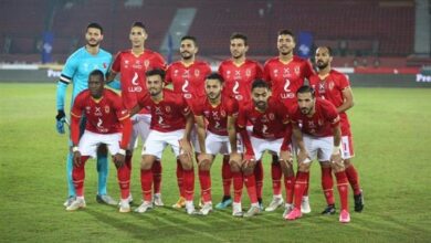 صورة قائمة الأهلي لمباراة طلائع الجيش في السوبر المصري