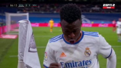 صورة أهداف مباراة ريال مدريد وإشبيلية (2-1) اليوم في الدوري الاسباني
