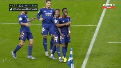 صورة أهداف مباراة ريال مدريد وريال سوسيداد (2-0) اليوم فى الدوري الاسباني