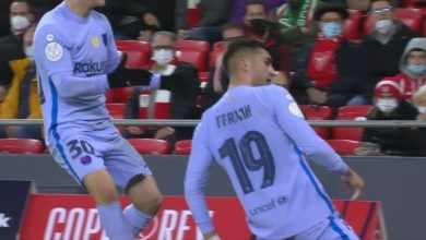 صورة أهداف مباراة برشلونة وأتلتيك بلباو (2-3) اليوم في كأس ملك إسبانيا