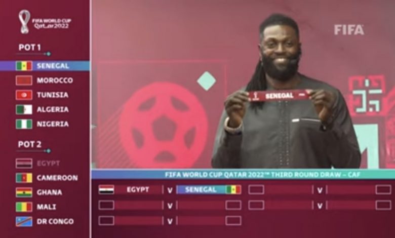 قرعة التصفيات النهائية المؤهلة لكأس العالم 2022 .. مصر والسنغال ومواجهة قوية بين الجزائر والكاميرون