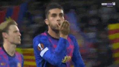 صورة أهداف مباراة برشلونة ونابولي (1-1) اليوم في الدوري الأوروبي