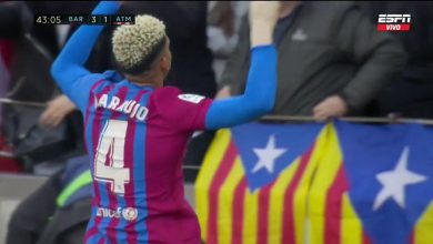 صورة أهداف مباراة برشلونة وأتلتيكو مدريد (4-2) اليوم فى الدوري الاسباني