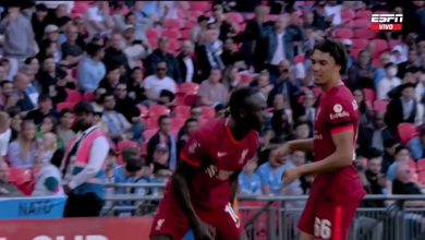 صورة أهداف مباراة مانشستر سيتي وليفربول (3-0) اليوم .. هدف ساديو ماني الثاني