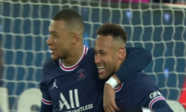 أهداف مباراة باريس سان جيرمان ولوريان (5-1) اليوم في الدوري الفرنسي