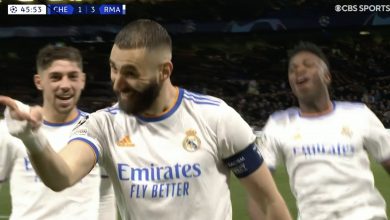 صورة أهداف مباراة تشيلسي وريال مدريد اليوم .. هدف كريم بنزيما الثالث