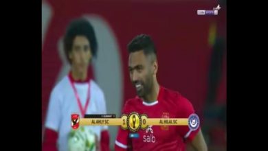 صورة أهداف مباراة الأهلي والهلال اليوم .. هدف حسين الشحات