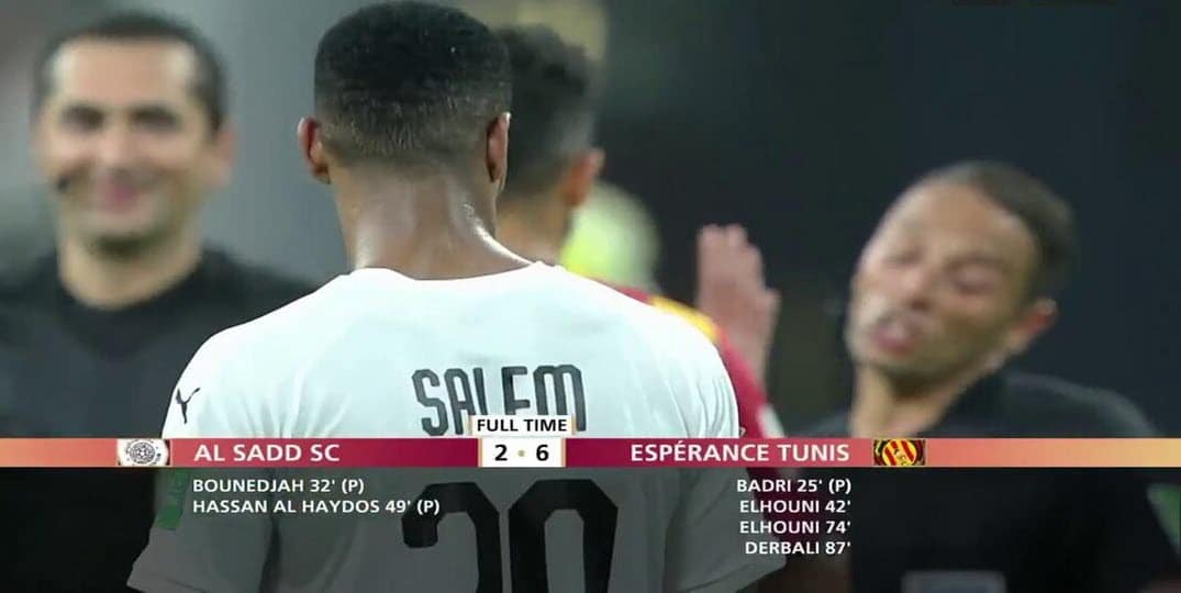 صورة نتيجة مباراة الترجي والسد مع ملخص أهداف المباراة اليوم في كاس العالم للأندية