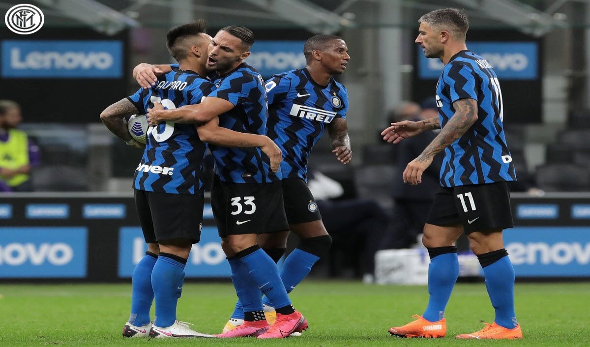 صورة اهداف وملخص مباراة انتر ميلان 4 – 3 ضد فيورنتينا فى الدوري الايطالي