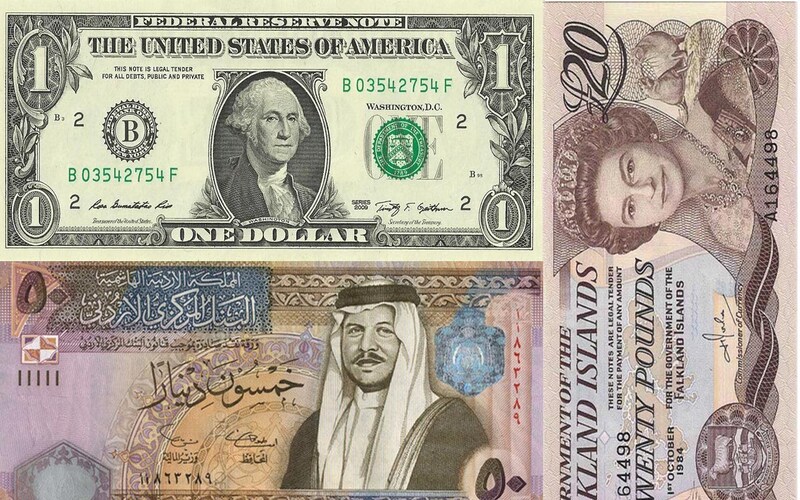 سعر صرف العملات العربية والاجنبية